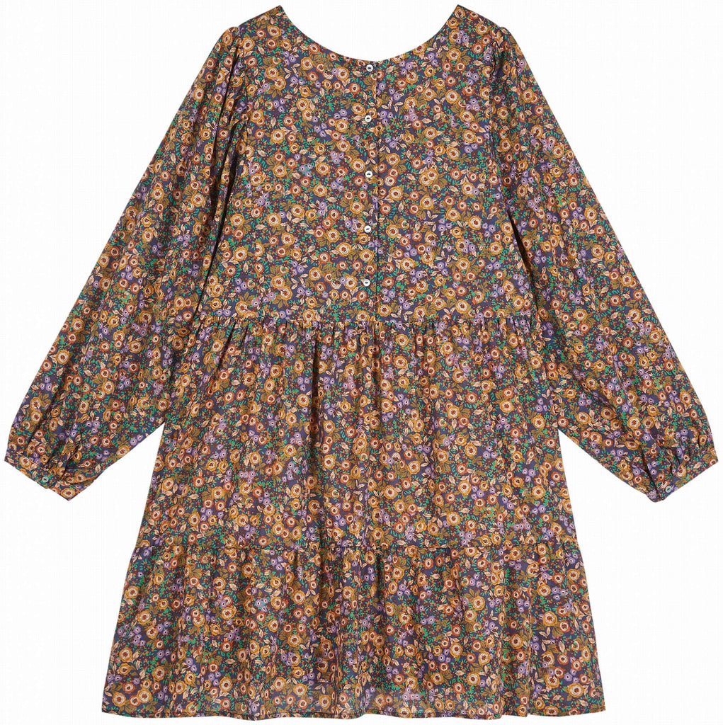 Emile et Ida,Dress in Multi Floral,CouCou,Mamma Clothing