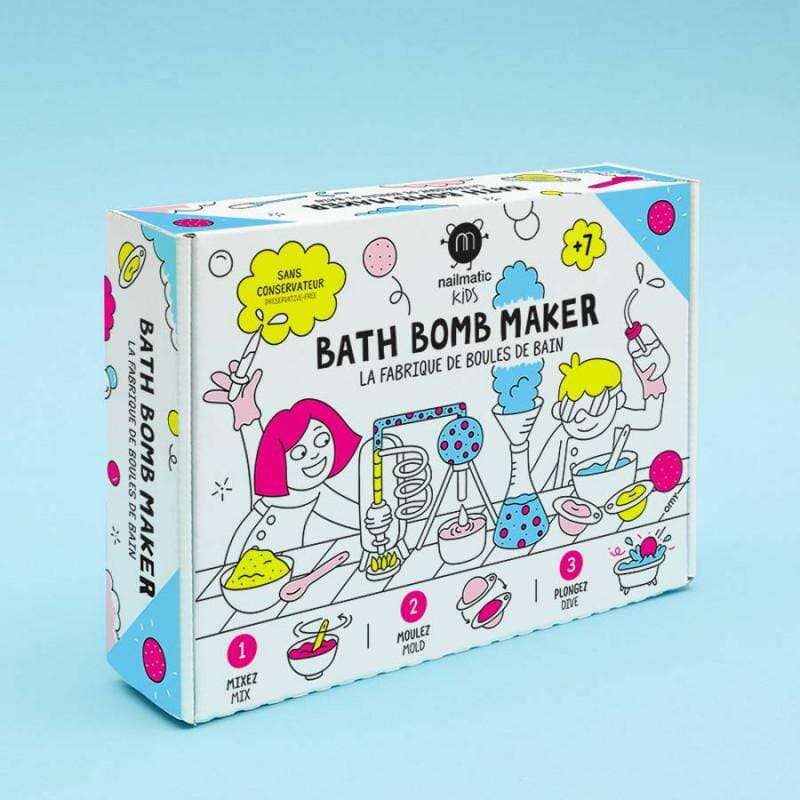 Nailmatic,Bath Bomb Maker Kit, 4 Bath Bombs,CouCou,Skincare