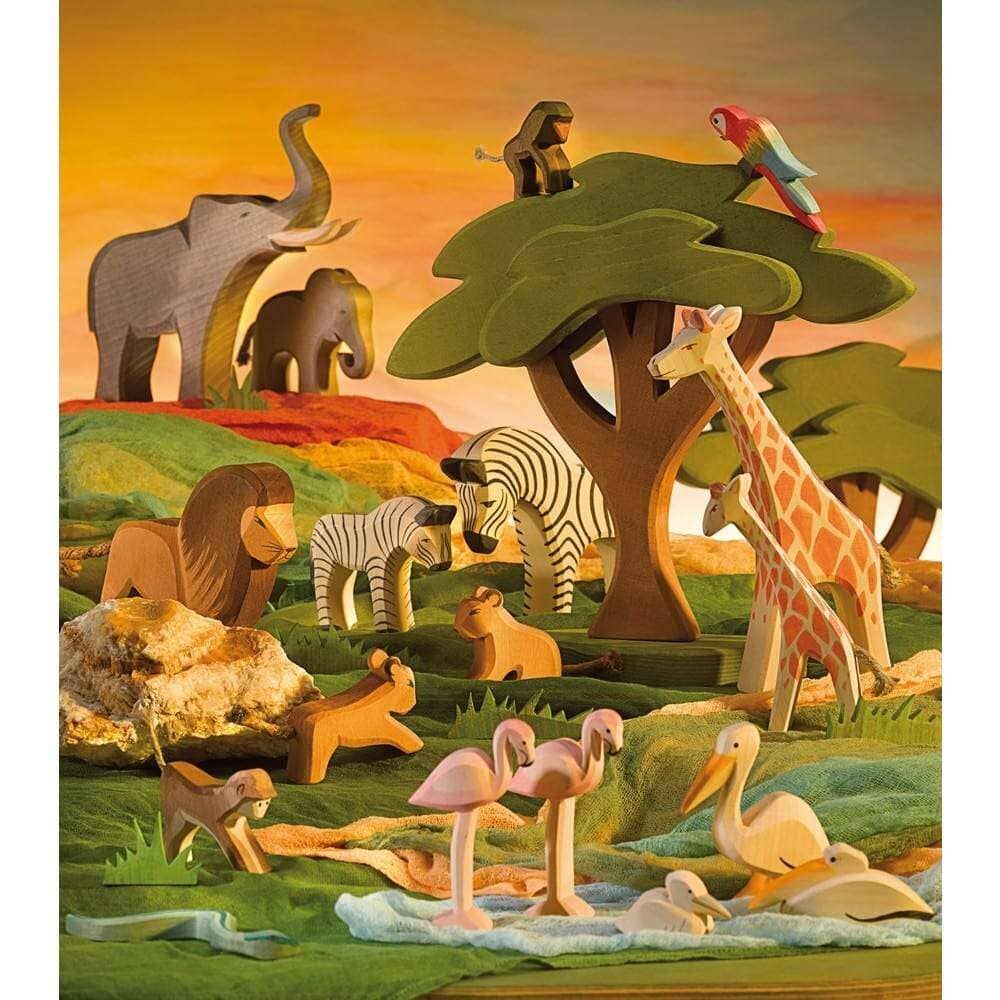 Ostheimer Wooden Toys,African Tree with Stand,CouCou,Toy